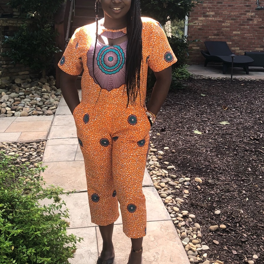 Custom made African Print/Ankara Jumpsuit